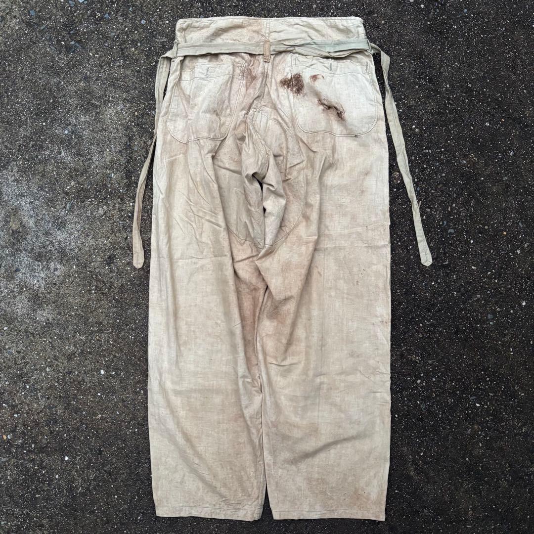 40s〜50s Japan vintage 大日本帝国海軍 パンツ　襤褸