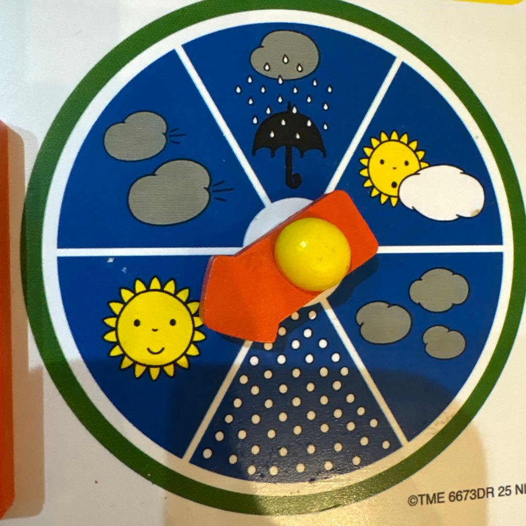 知育時計　知育カレンダー　ミッフィー Nijntje木製 オランダ