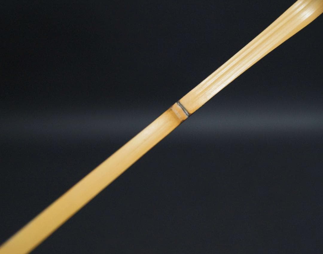 茶道具 輪島塗 蒔絵師 茶平一斎 作 金蒔絵『桜紅葉紋』竹製 漆塗り茶杓 共箱★