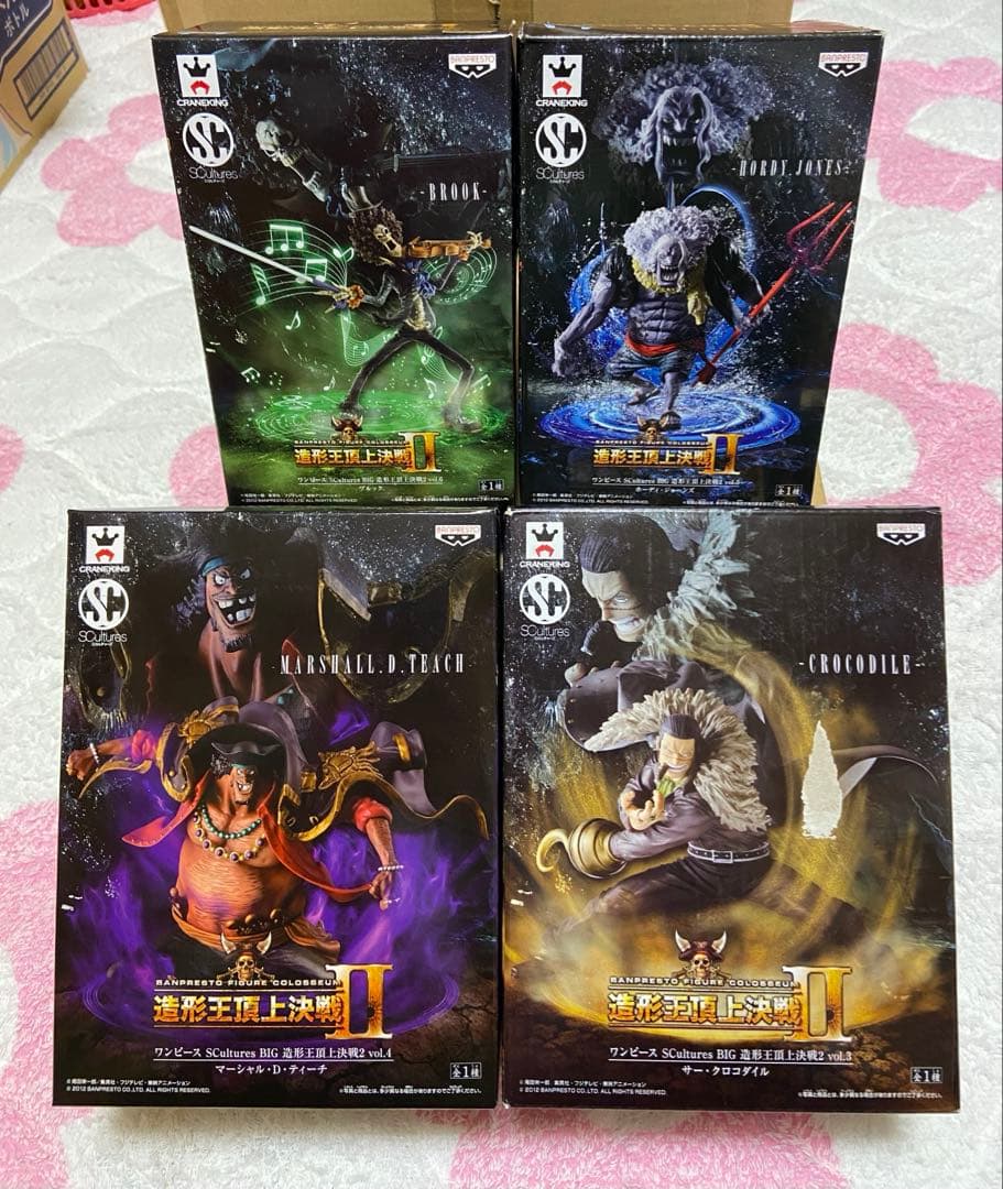 【新品未開封】ワンピース 造形王頂上決戦Ⅱフィギュア4体セット