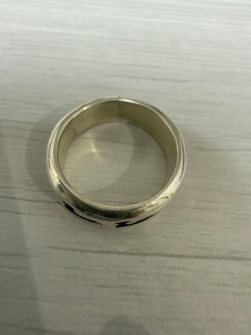 インディアンジュエリー　ハートスタンプリング　D.Cadman