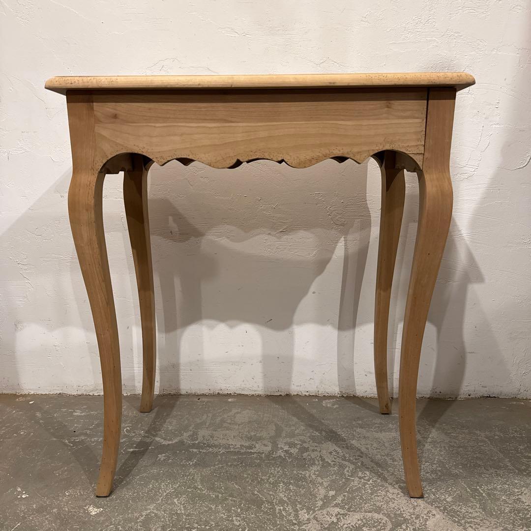 年末年始saleヴィンテージ　木製サイドテーブル　引き出し付き　剥離