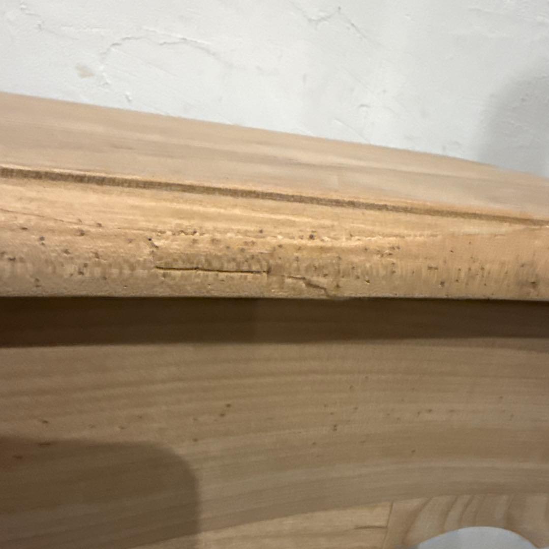 年末年始saleヴィンテージ　木製サイドテーブル　引き出し付き　剥離