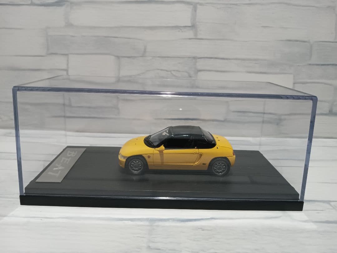 1/43 ホンダ　ビート　PP1 ハードトップ　ミニカー　カーニバルイエロー