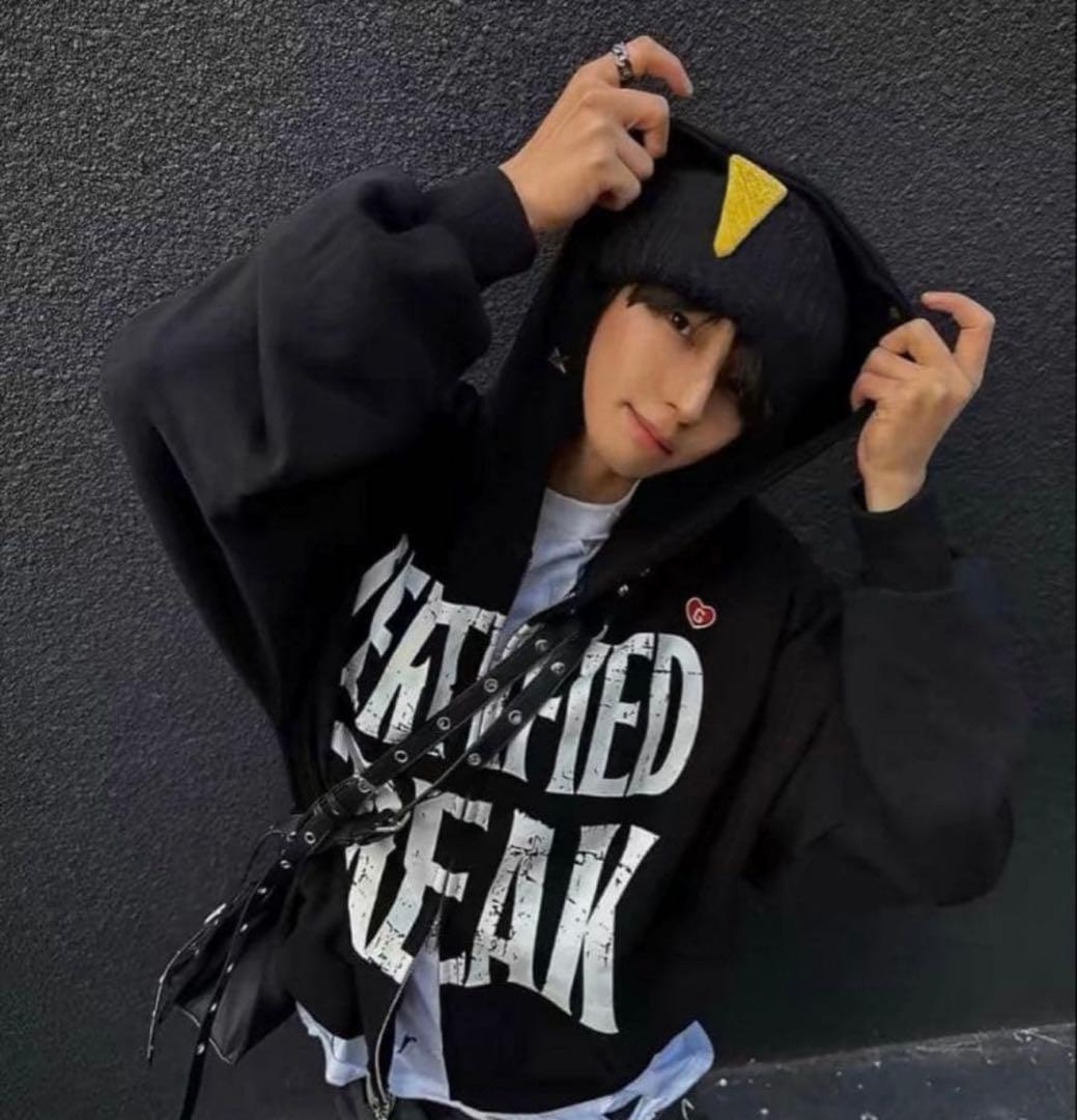 Grailz 24fw FREAKダブルジップパーカー M