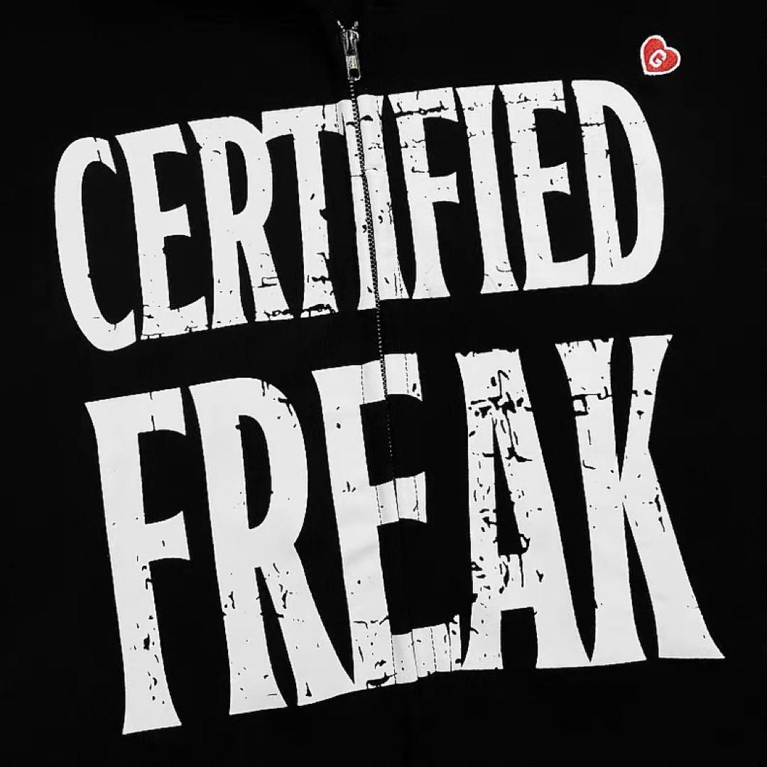 Grailz 24fw FREAKダブルジップパーカー M