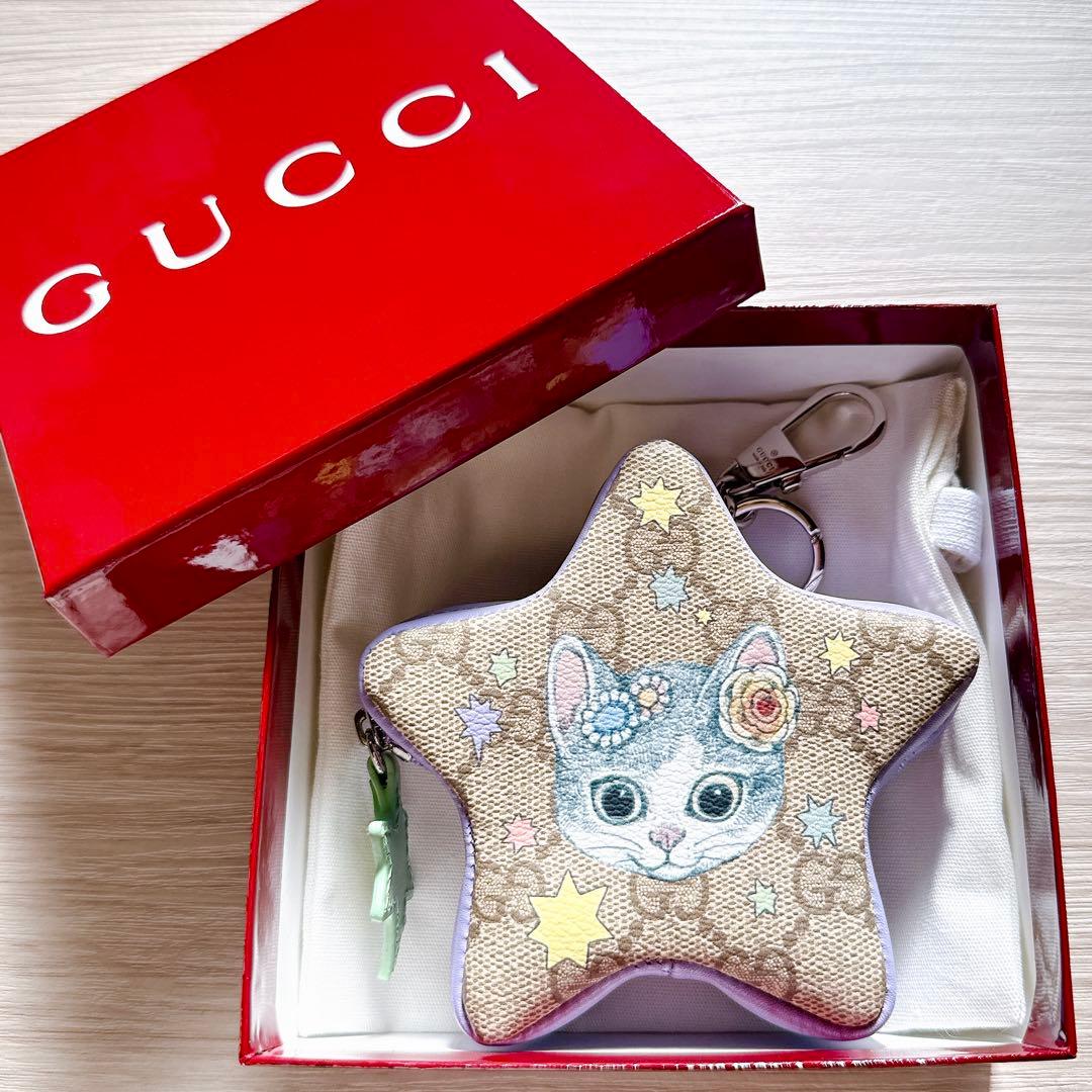新品 ヒグチユウコ GUCCI キーチェーン ボーちゃん 星型 ポーチ 日本限定
