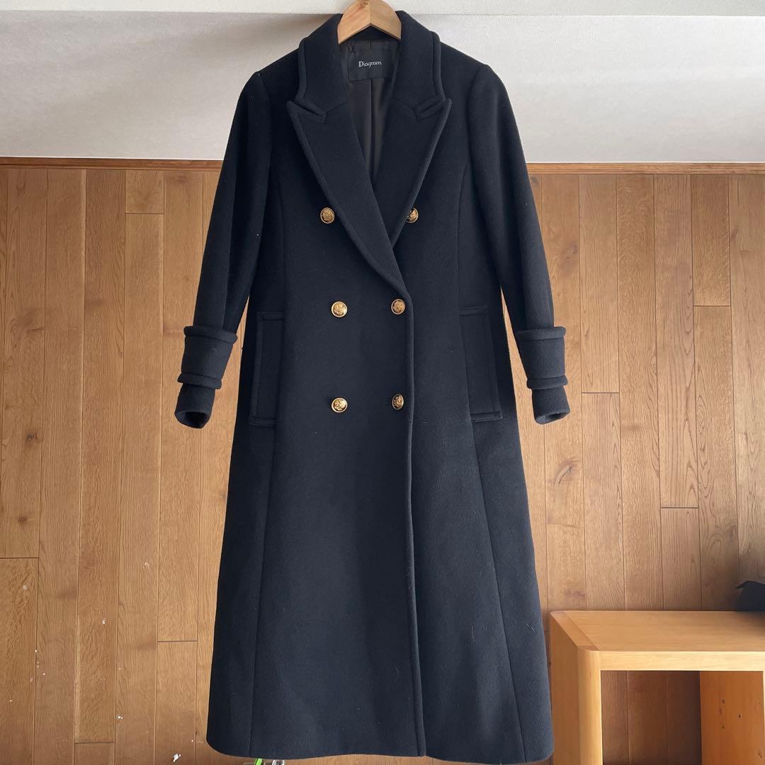 今期　ダイアグラム　ウールチェスターコート
