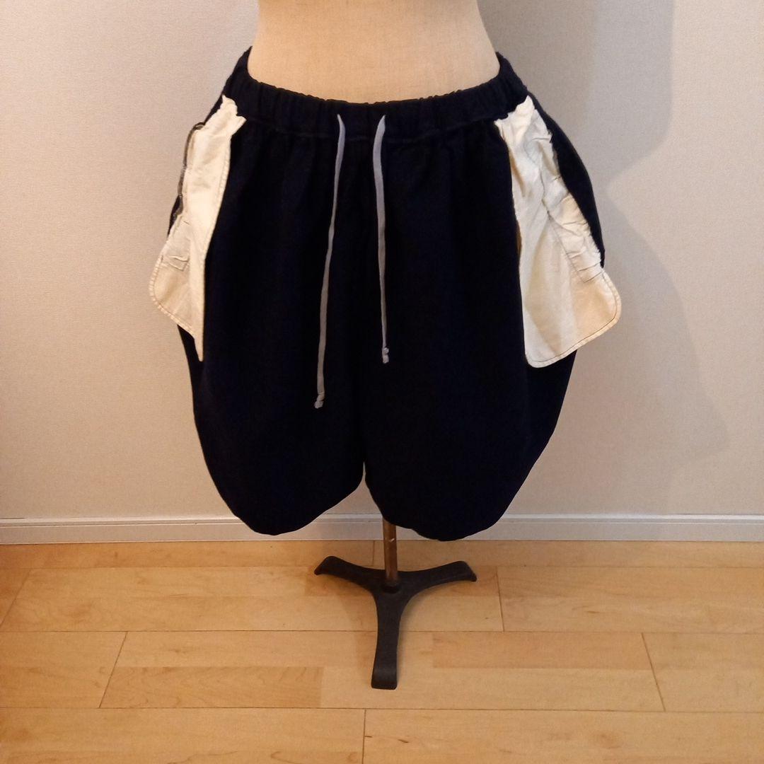 COMMEdesGARCONバルーンパンツ 濃紺（黒に近い）XS