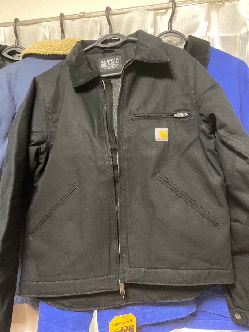 カーハート　デトロイトジャケット　ブラック　Sサイズ