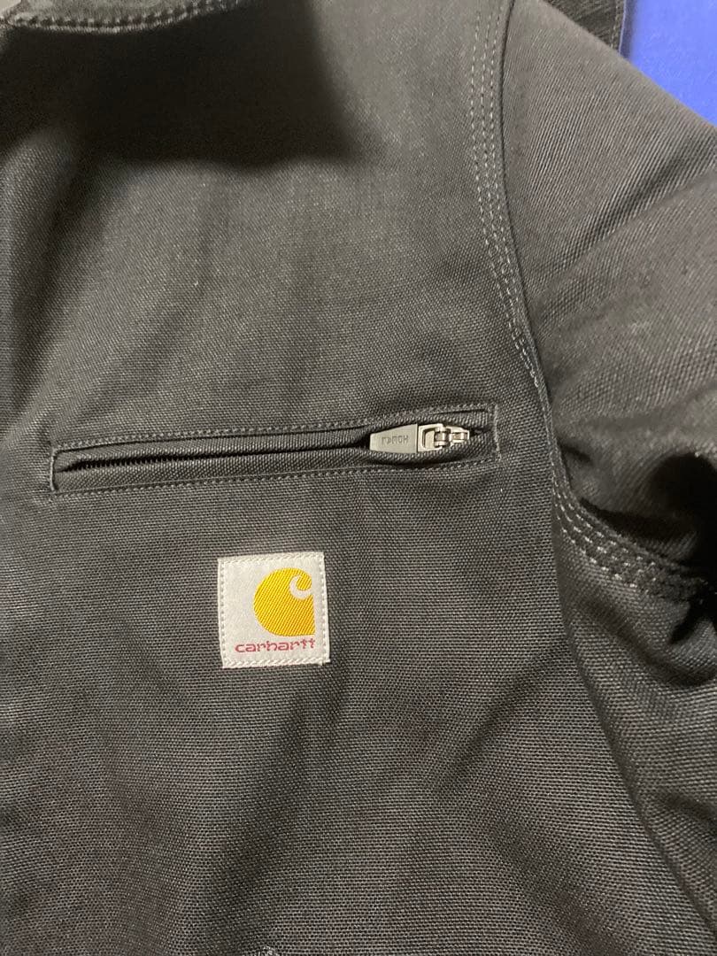カーハート　デトロイトジャケット　ブラック　Sサイズ