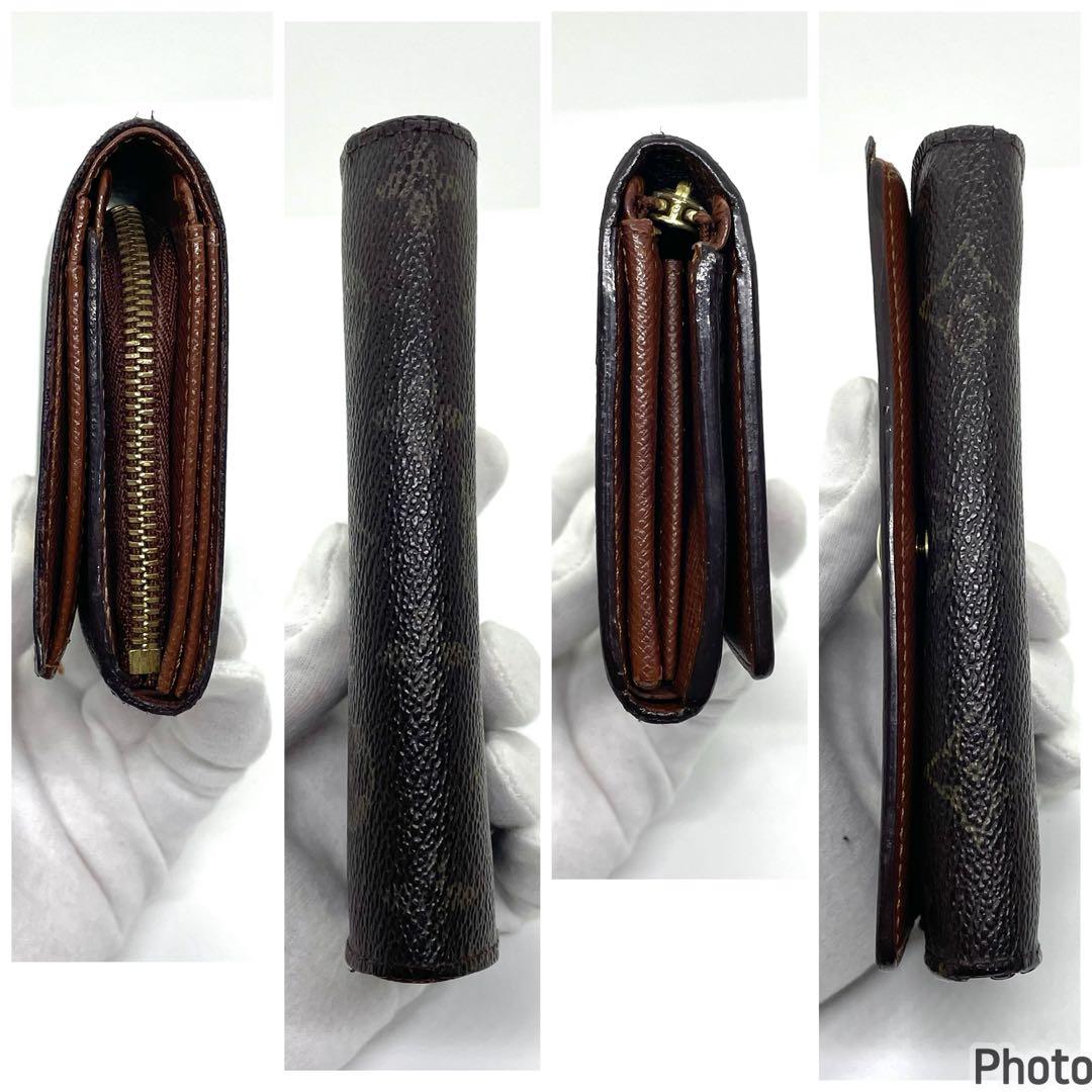 ルイヴィトン モノグラム ポルトビエ トレゾール 折り財布