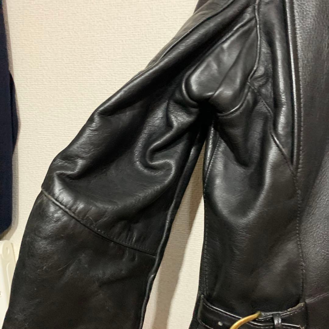 バンソンシングルライダースジャケット34