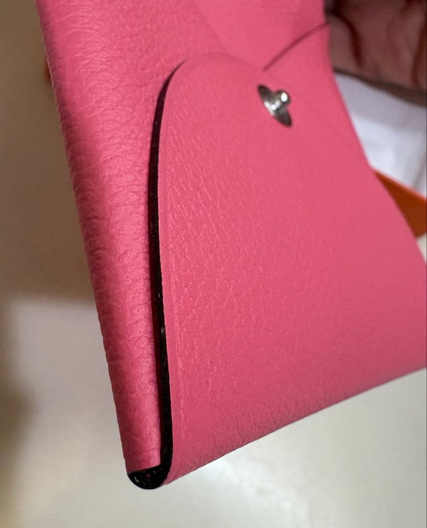 HERMES 未使用　バスティア　シェーブル　U刻印　ケース