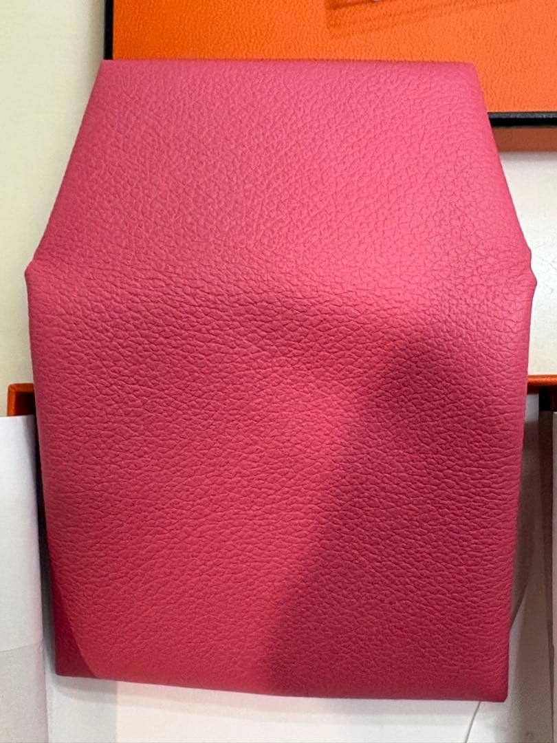 HERMES 未使用　バスティア　シェーブル　U刻印　ケース