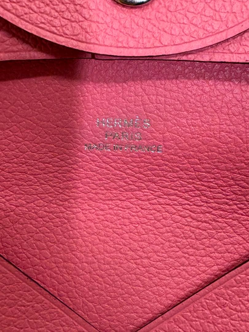 HERMES 未使用　バスティア　シェーブル　U刻印　ケース
