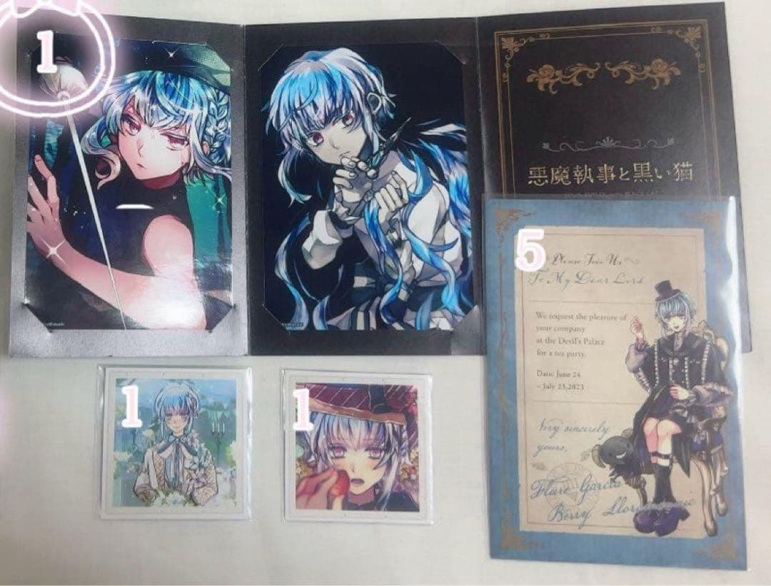 あくねこ あくねこ展 ぱしゃこれ 缶バッジ アクリルキーホルダー フルーレ