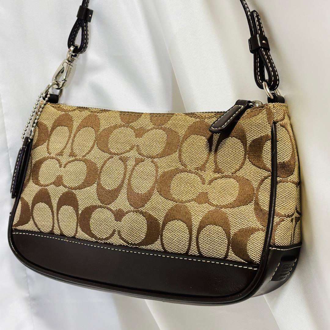COACH シグネチャー 6094 アクセサリーポーチ ショルダーバッグ