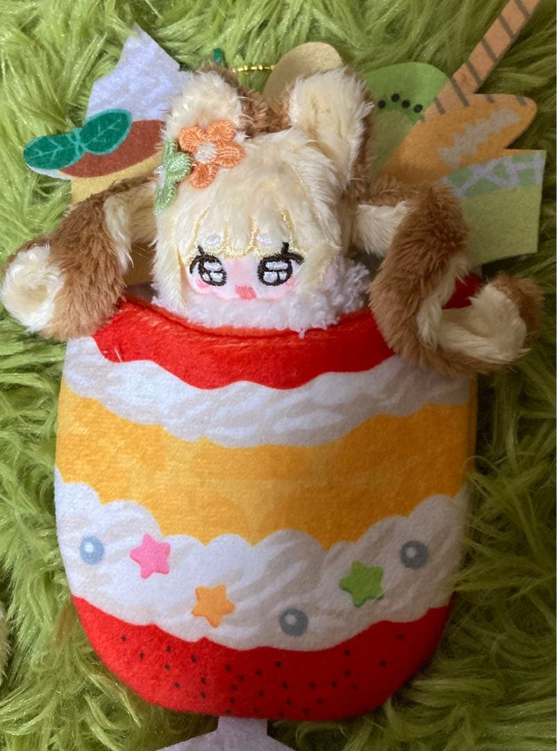 自作ぬいぐるみ・プリンカラーの女の子