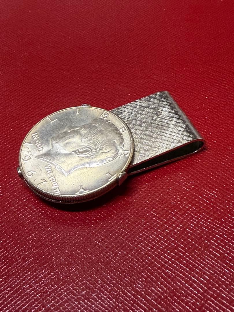 1967年 ジョン・F・ケネディ ハーフダラー　クリップ