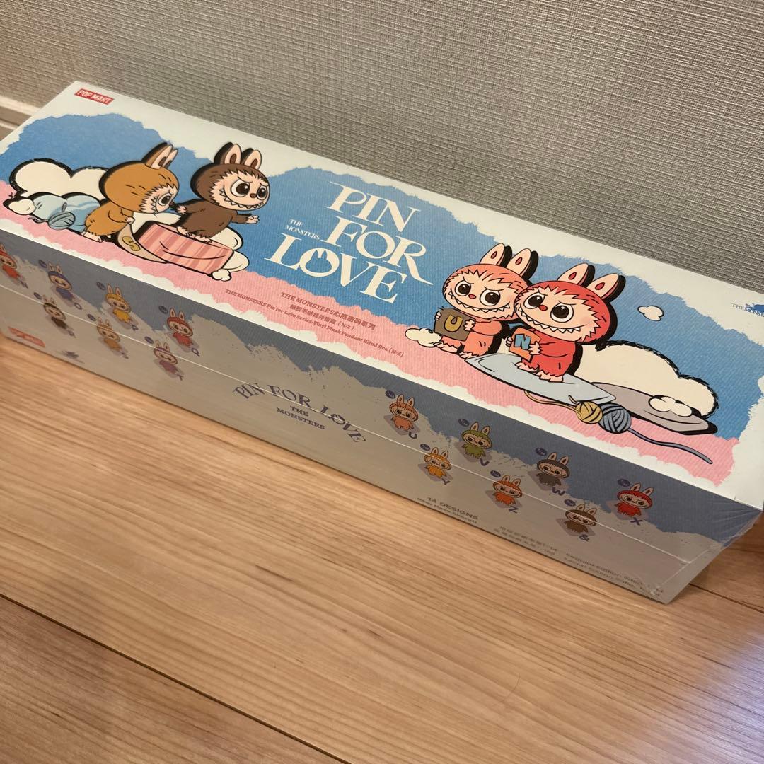 【正規】LABUBU PIN FOR LOVE イニシャルアルファベット N〜Z