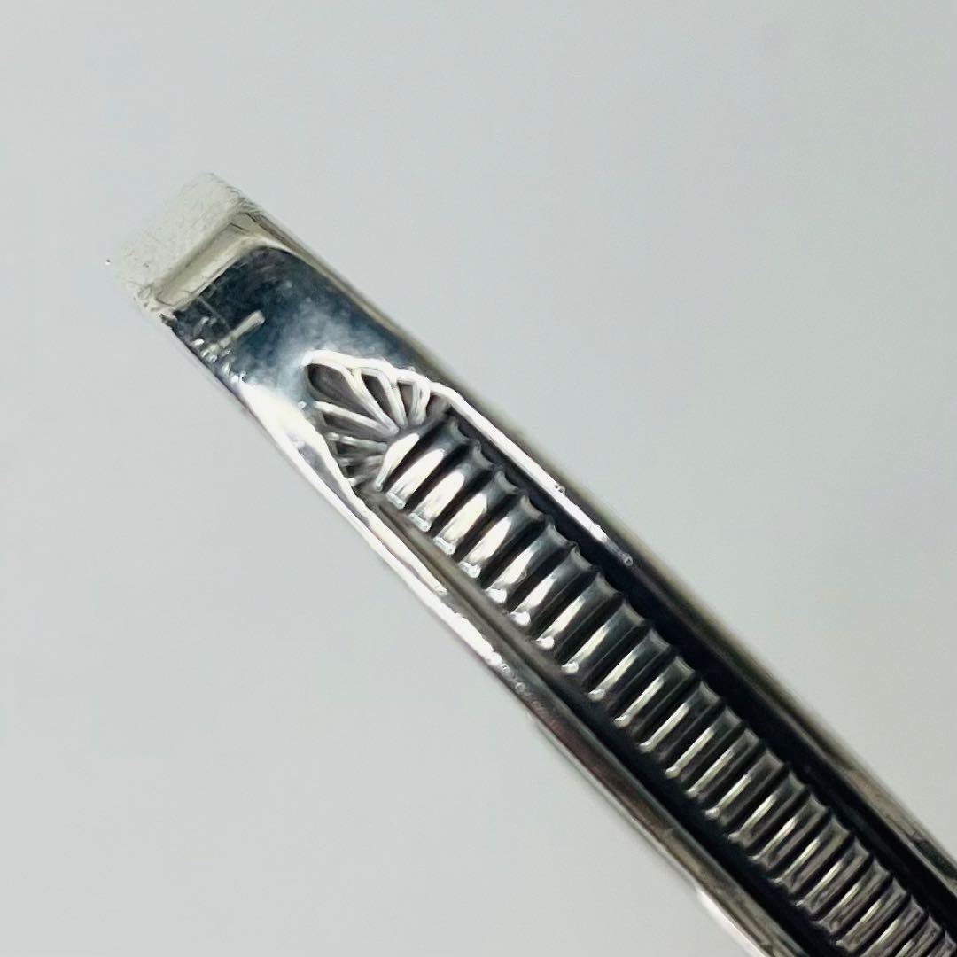 Navajoナバホ族Bruce MorganバングルブレスレットSterling