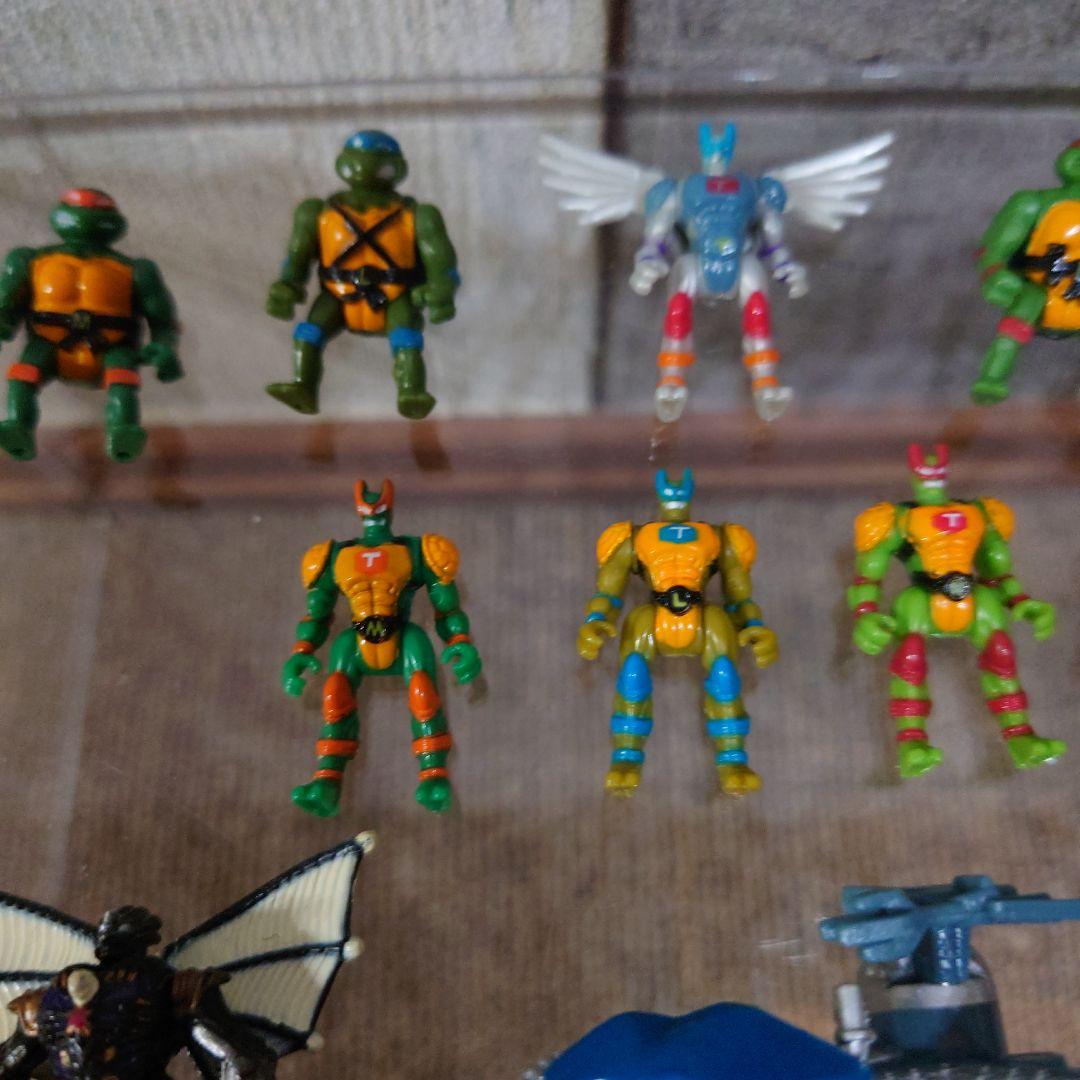 当時物 激レア ミュータントタートルズ ミニタートルズセット1 フィギュア