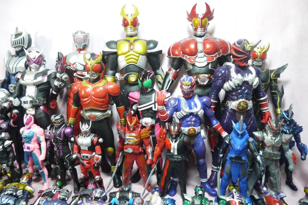 ライダーヒーローシリーズ　ビッグサイズソフビフィギュア　125体セット