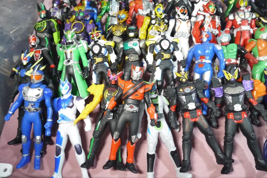 ライダーヒーローシリーズ　ビッグサイズソフビフィギュア　125体セット
