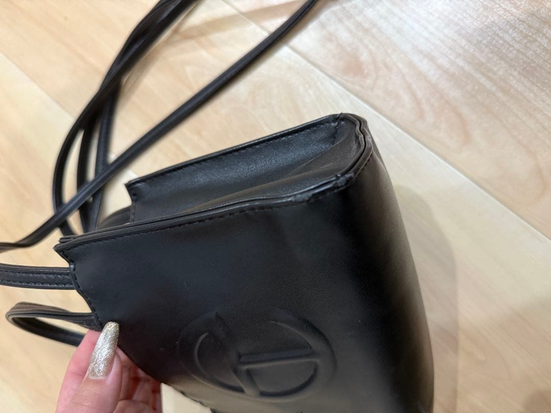 【値下げ】テルファーtelfar ショルダーバッグ ブラック