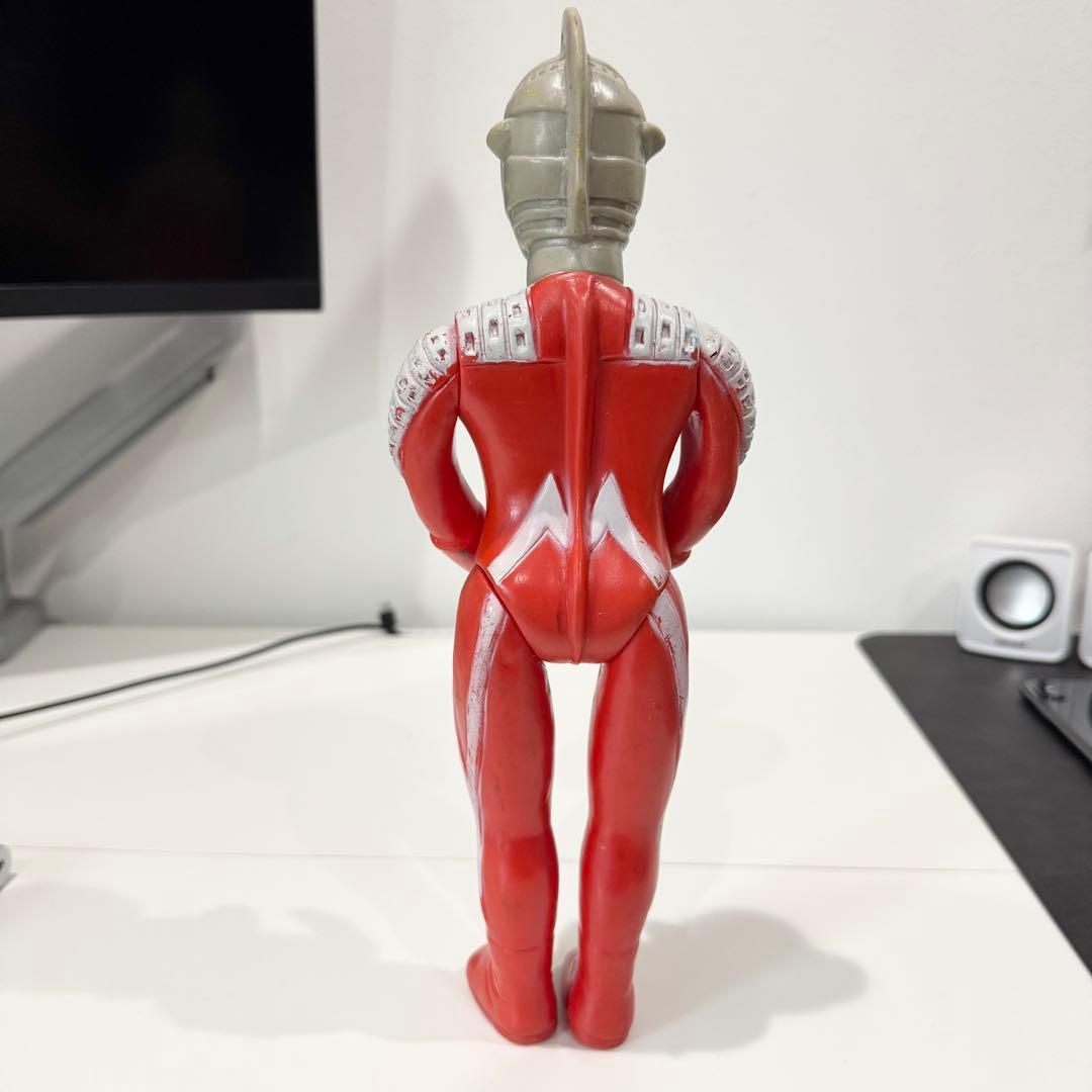 【珍色】ウルトラセブン 大サイズ ソフビ マルサン 当時物