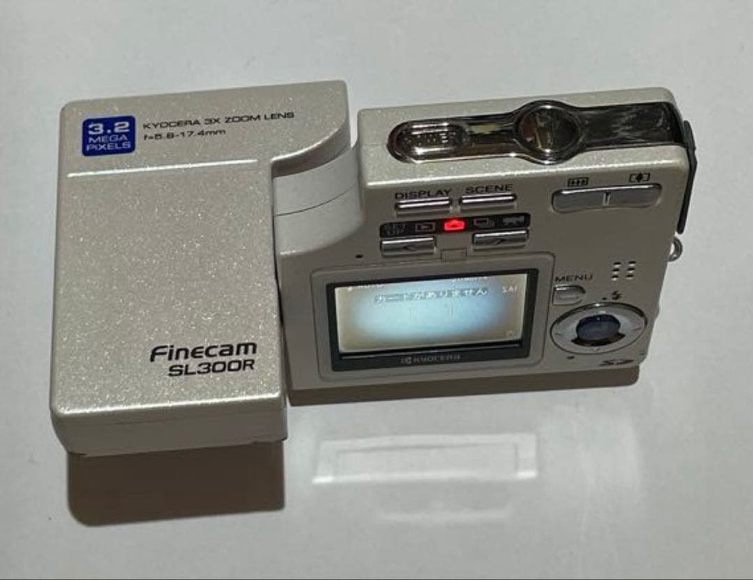 KYOCERA FINECAM SL300R 京セラ デジカメ AC有り
