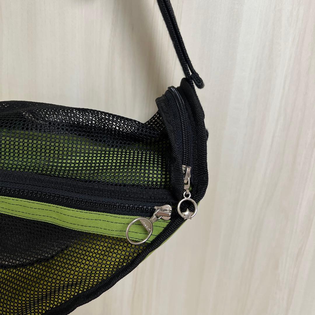 ファンドル　ペットスリング　メッシュ　キャリーバッグ　ショルダー　シースルー