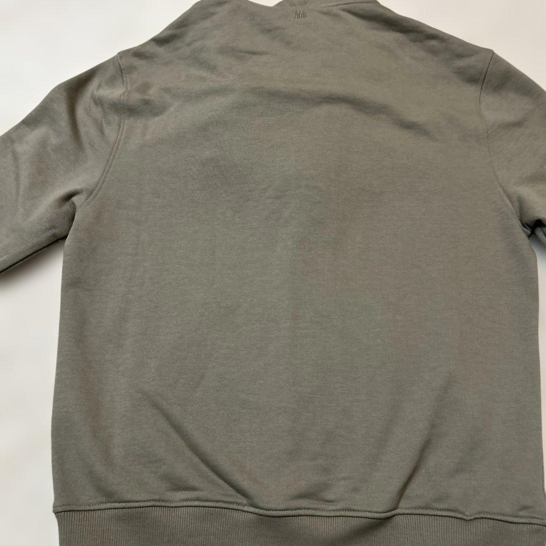 AMI PARIS オリーブグリーンAMIDE COEUR ジップパーカー