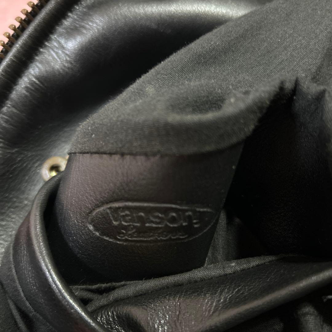 美品 VANSON シングルライダース ENFIELD メンズ 36(S)
