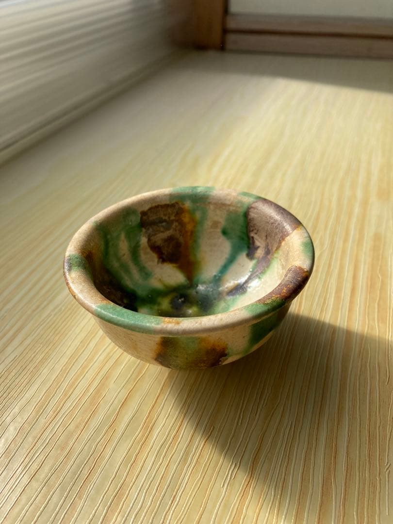 【骨董】 唐三彩盃