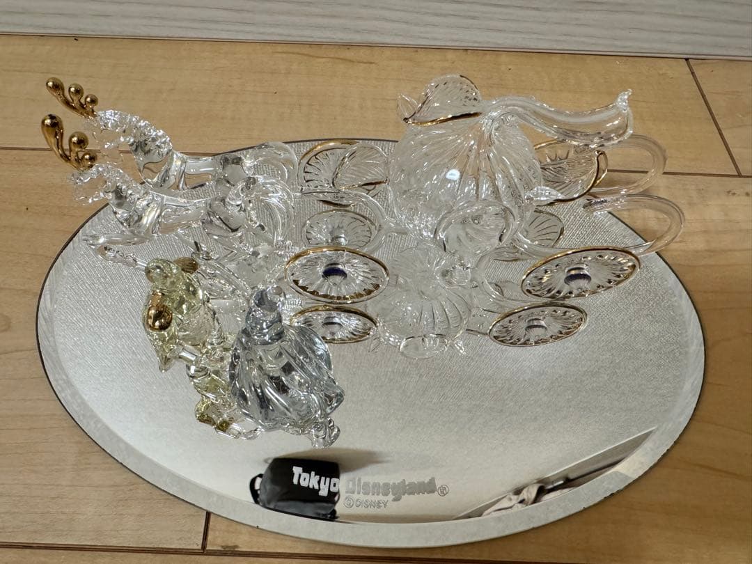 希少 ディズニー カボチャの馬車 シンデレラ ガラス細工 フィギュア