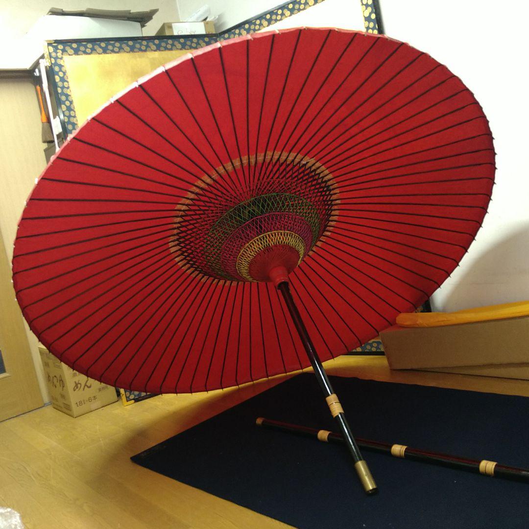 AI3 野点傘3尺 新品未使用保管品 布包 専用紙箱入 露先下り 茶道具