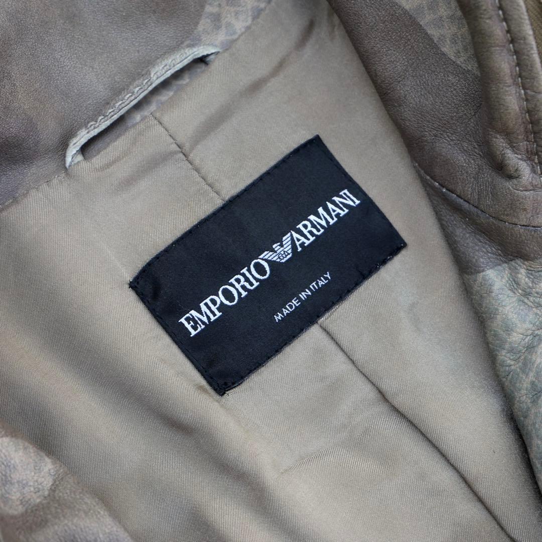 ジャケット・アウター 2010s EMPORIO SRMANI lamb leather jacket