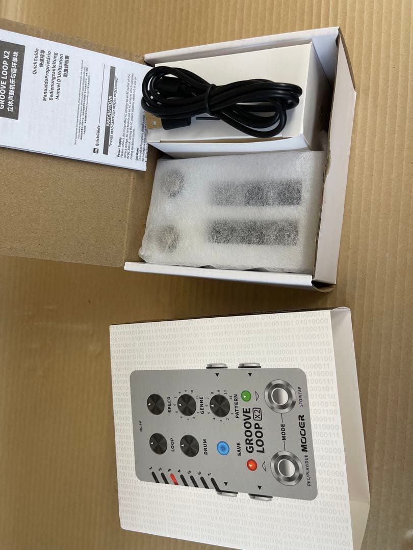 MOOER grooveloop×2 リズム付きルーパー