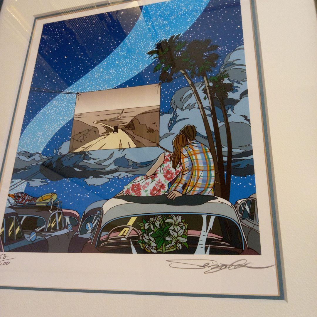 わたせ　せいぞう　スターダスト・シアター　版画(ジークレー)直筆サイン入り