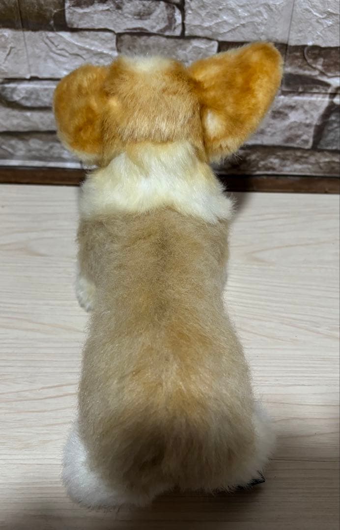 sanei 三英　犬　コーギー　ぬいぐるみ 昭和レトロ　グレースフル