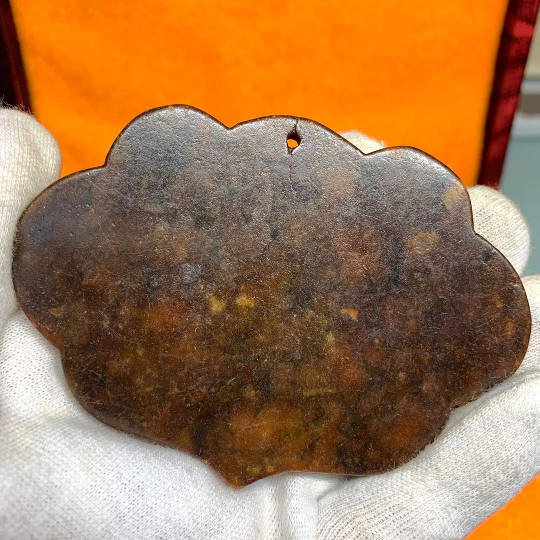 旧蔵時代物文房具　万年の歳月が育んだ 魂の結晶高古玉 天然玉石　文鎮レア本物保証