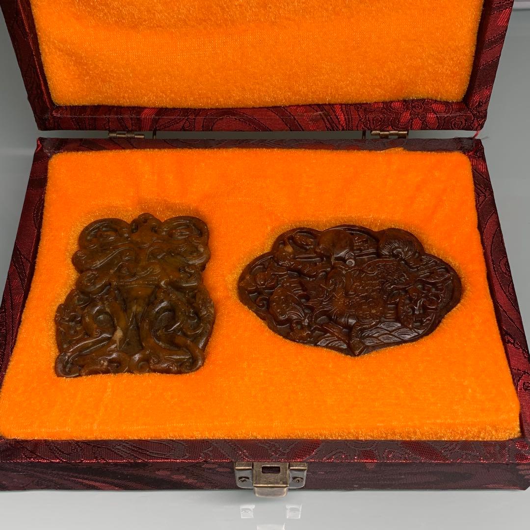 旧蔵時代物文房具　万年の歳月が育んだ 魂の結晶高古玉 天然玉石　文鎮レア本物保証