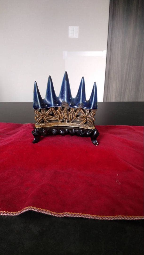 筆架　清朝　文房置物　中国美術　唐物　文房四宝　水滴　書道具