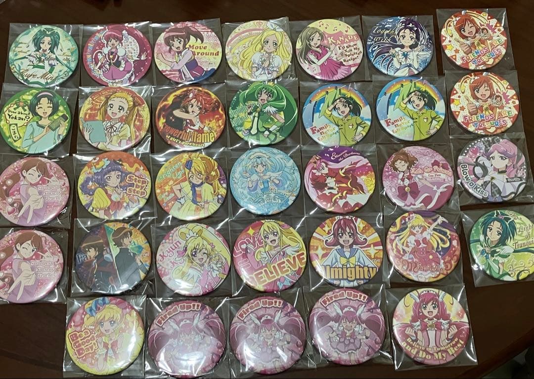 プリキュア トゥインクル缶バッジ 69点 まとめ セット売り
