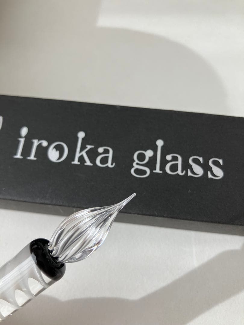 【新品未使用】色華硝子　ガラスペン