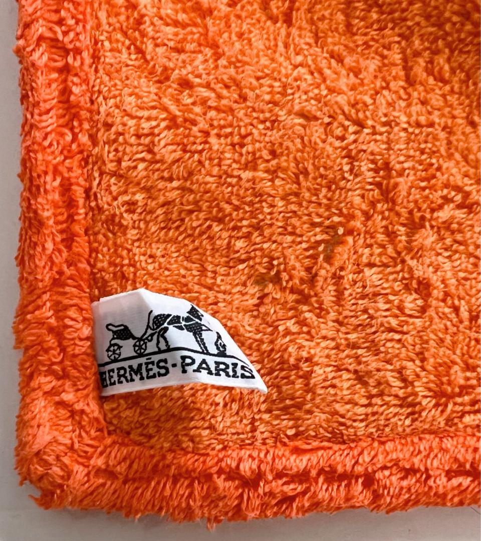 【HERMES】エルメス　バスマット　ビーチタオル　エルメスカラー