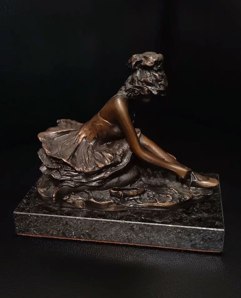 G.Visentin イタリア製 ブロンズ像 バレリーナ 彫刻 ヴィンテージ