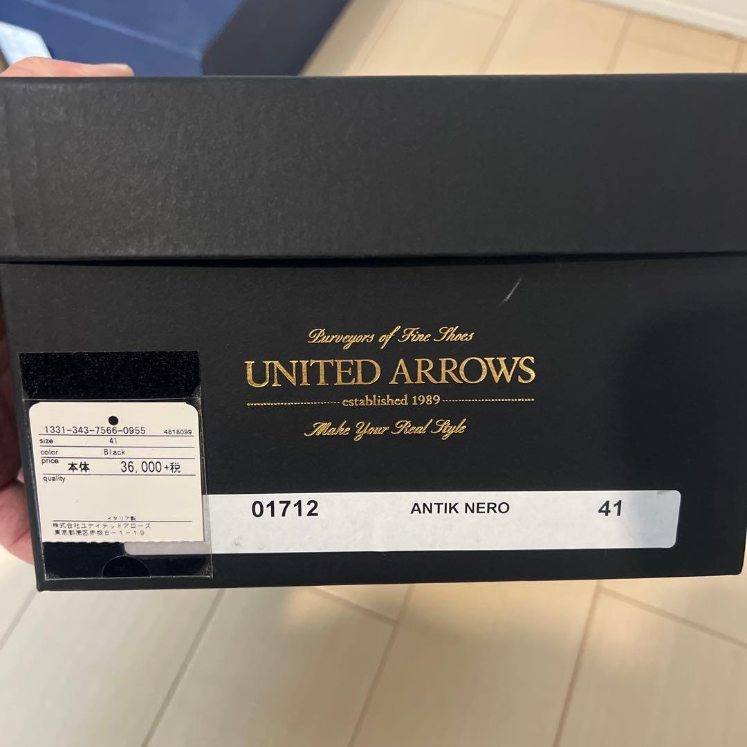 UNITED ARROWS プレーントゥ　ビブラムソール　サイズ41